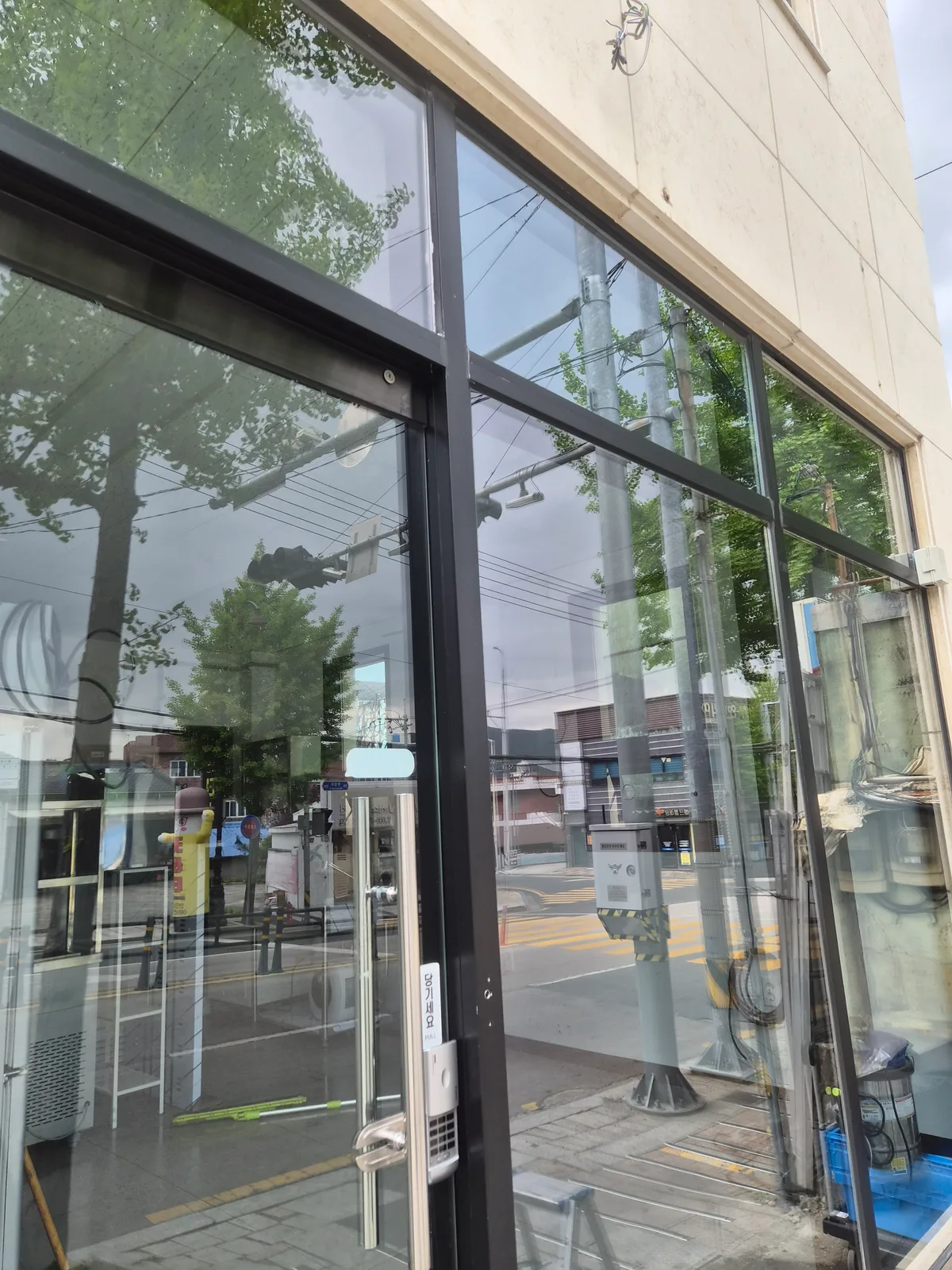 유리창청소 현장 사진